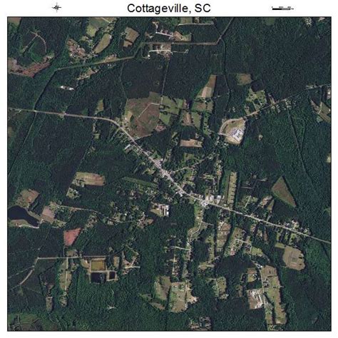 Aerial Photography Map of Cottageville, SC South Carolina