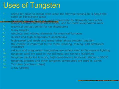 PPT - Tungsten PowerPoint Presentation, free download - ID:6003697