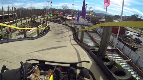 Go kart track in Pigeon Forge Tennessee - YouTube