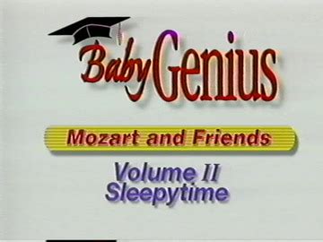 Opening To Baby Genius Mozart And Friends Sleepytime Vol 2 1999 VHS HQ ...