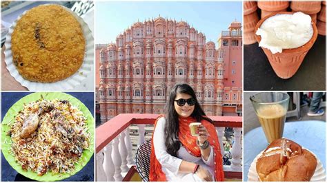 Jaipur Food Tour | Best Places to eat in Jaipur | Hawa Mahal - YouTube