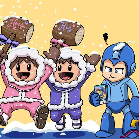 Ice Climbers and Megaman | Ice climber, Mario characters, Character