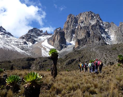 Mount Kenya, a stunning climb to the trekker's summit Point Lenana 4 ...