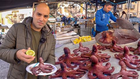 EXTREME Street food in Sicily, Italy - PALERMO FOOD HEAVEN - Street food market in Sicily, Italy ...