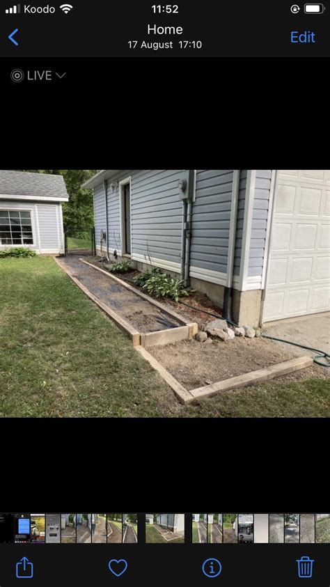 Before & After: my driveway and path. : r/landscaping