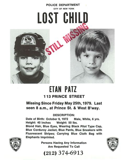 Etan Patz missing since '79