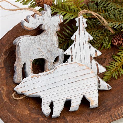 Rustic Cabin Themed Ornaments - Christmas Ornaments - Christmas and ...