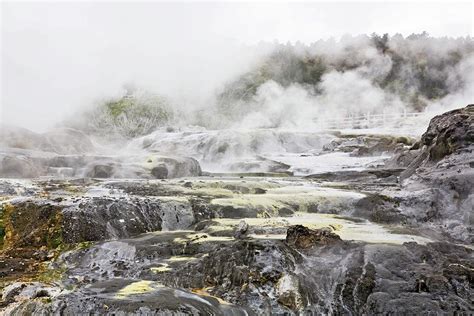 Hot Springs In Rotorua, New Zealand #1 by Design Pics