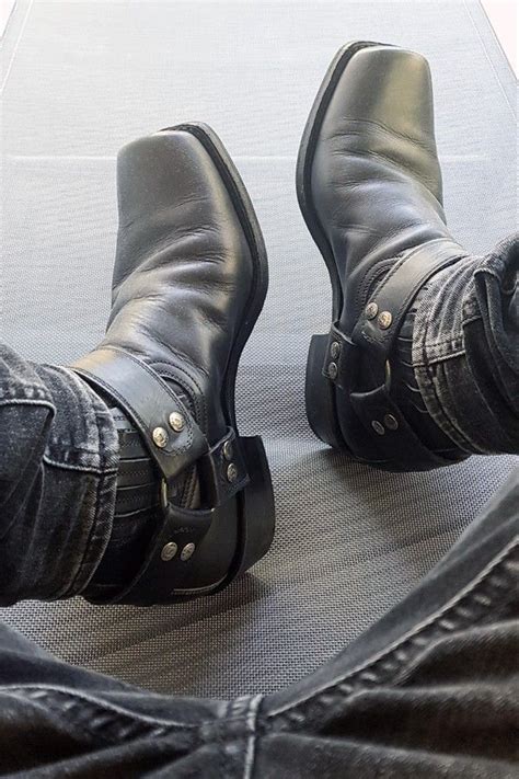 Biker Boots | Boots outfit men, Mens cowboy boots, Mens biker boots