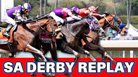 2023 Santa Anita Derby Replay | PRACTICAL MOVE Holds Off MANDARIN HERO ...