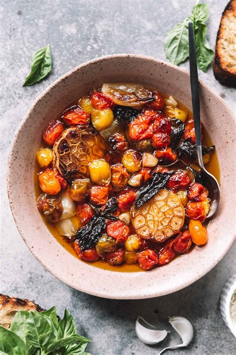 Cherry Tomato Confit with Garlic (with Video!) - Well Seasoned Studio