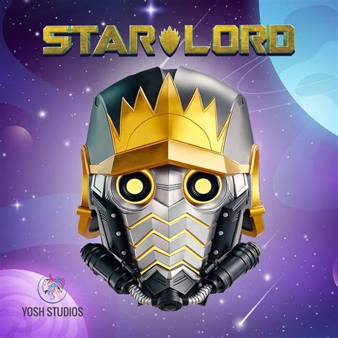 Star Lord Helmet Poster