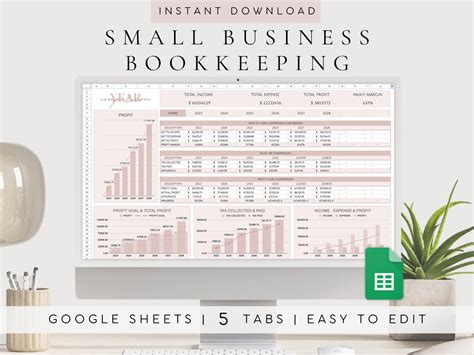 Bookkeeping Spreadsheet Template Google Sheets business Spreadsheet ...