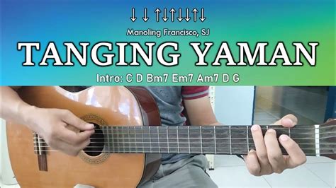 Tanging Yaman - Manoling Francisco, SJ - Guitar Chords - YouTube