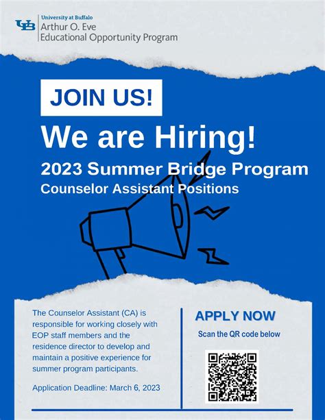 Honors College | Honorable Mention » UB Educational Opportunity Program is Hiring for their 2023 ...