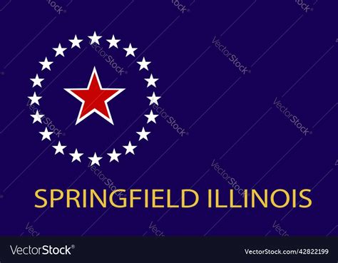 City of chicago flag Royalty Free Vector Image