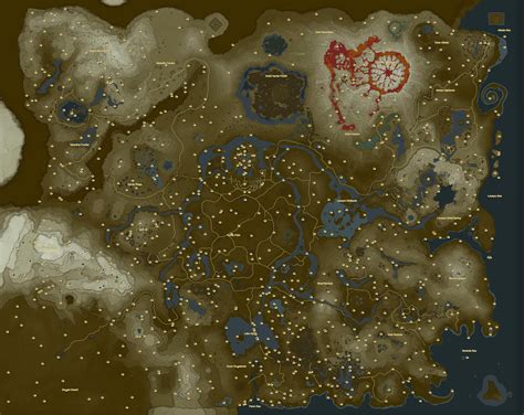 Korok Seed Locations Map - Wales On A Map