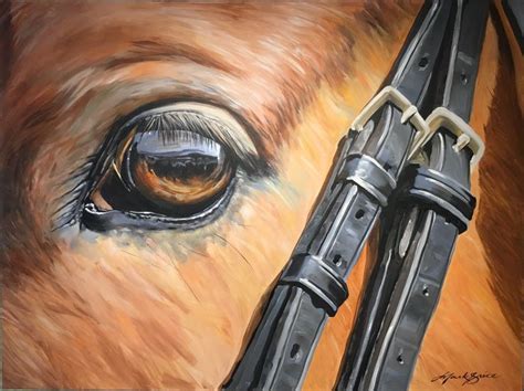 Horse eye painting by Mark Grice. #horseart #equineart #horseeye # ...