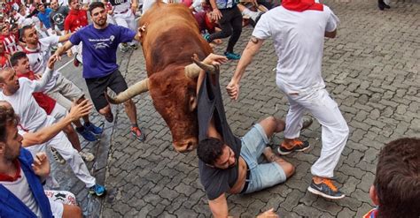 Famed Spanish bull run festival ends with 8 people gored this year ...