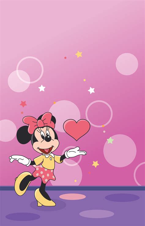 Minnie Mouse Cartoon Character Background 25314537 Vector Art at Vecteezy