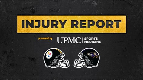 Week 17 Injury Report : r/steelers