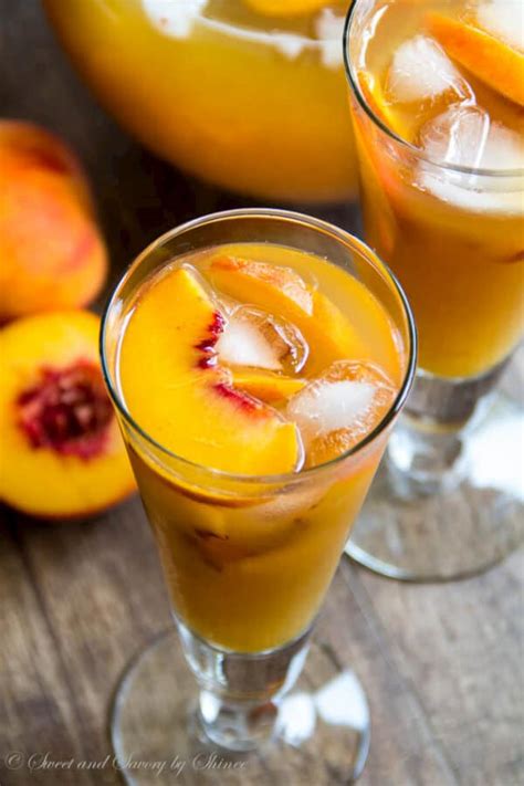 Peach Iced Tea ~Sweet & Savory