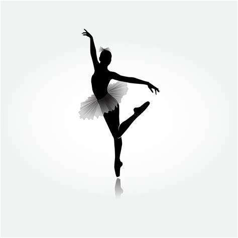 Vector of the ballet dancer. Dance girl ballet silhouettes. 7450717 Vector Art at Vecteezy