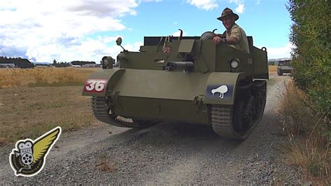 Massed Moving Column Of WW2 Bren Carriers - YouTube