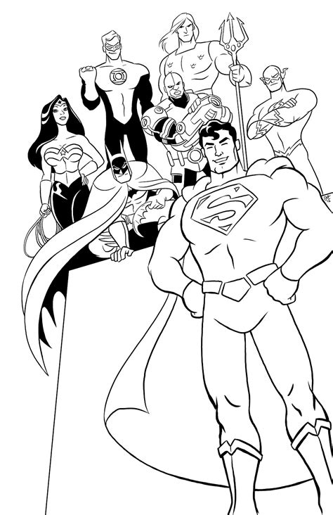 DC Comics Super Heroes #80394 (Superheroes) – Free Printable Coloring Pages