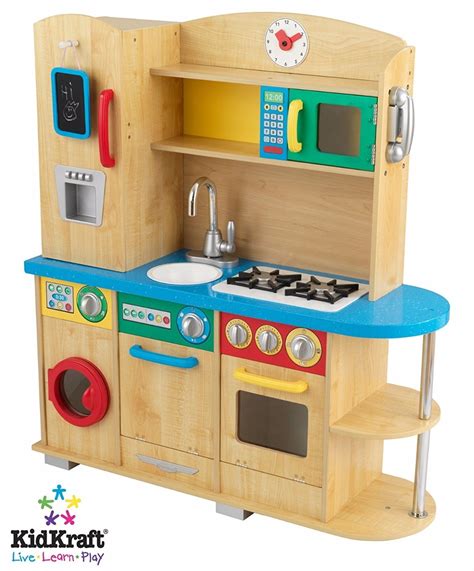 Cozinha Infantil Madeira Natural Kidkraft Cook Together - R$ 2.799,93 em Mercado Livre