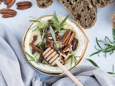 Baked Camembert with Walnuts and Honey - Cocktails and Appetizers