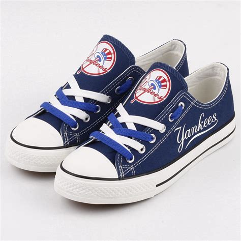 New York Yankees Low Top Canvas Shoes Sport - Thegiftsports Store