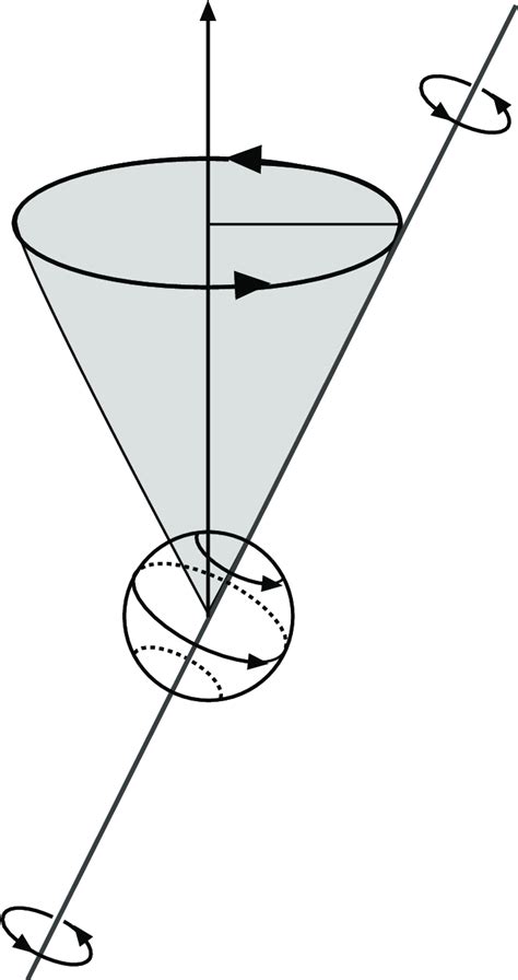 Larmor precession: precessional motion (thick circle with arrowheads)... | Download Scientific ...