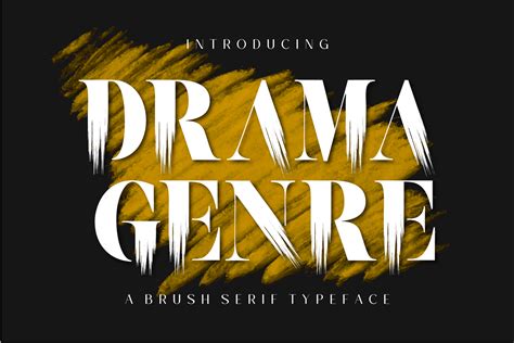 Drama Genre Font by 177Studio · Creative Fabrica