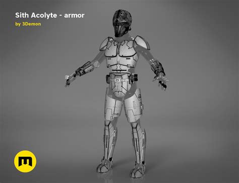 Sith Acolyte – armor | 3Demon - 3D print models download