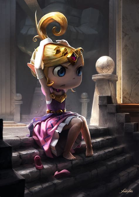 ArtStation - Princess Zelda - Wind Waker, Cassio Yoshiyaki