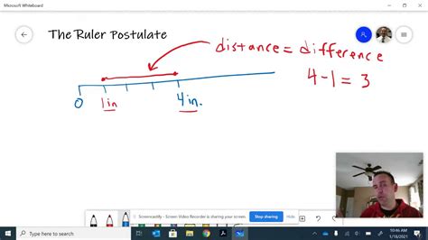 Geometry Lesson 8: The Ruler Postulate - YouTube