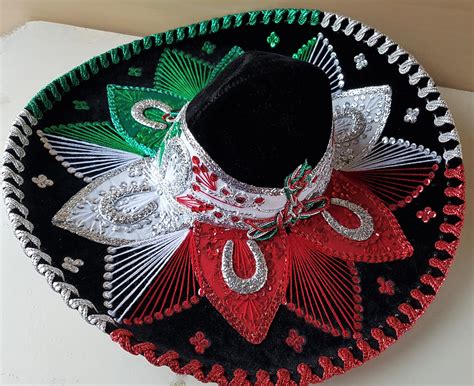 PIGALLE Mexican Hat Vintage Mariachi Sombrero 7X XXXXXXX Black Velvet ...