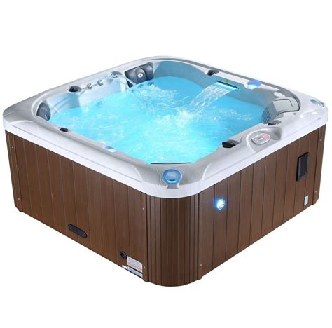 Cambridge Luxury Hot Tub with 33 Jets for 5-6 People Outdoor Spa