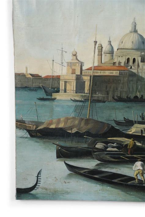 Doge's Palace Venetian Oil Painting on Canvas For Sale at 1stDibs