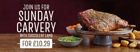 Sunday Menu & Prices for Toby Carvery in Birmingham