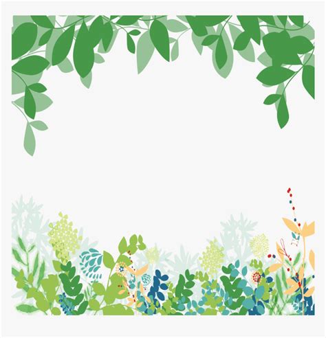 Floral Border Svg Leaves