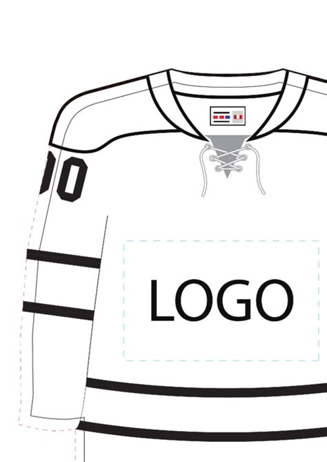 Free Printable Hockey Jersey Template - Printable Templates