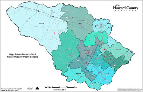 Howard County High School District Map - Hiking In Map