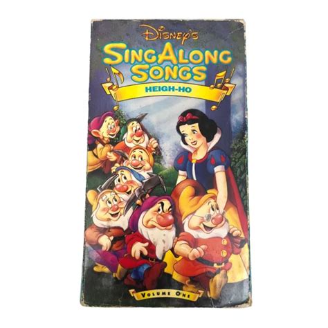 DISNEY'S SING ALONG Songs Heigh-Ho VHS Volume One 1990 $9.31 - PicClick CA