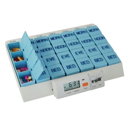 e-pill | MedGlider HOME | Large Capacity Pill Box Organizer System and ...