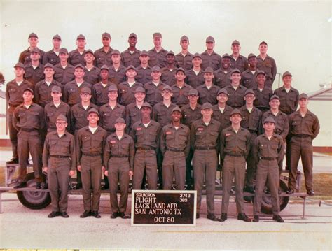 1980-89 Lackland AFB, TX - 1980,Lackland AFB,Squadron 3743,Flight 389 ...