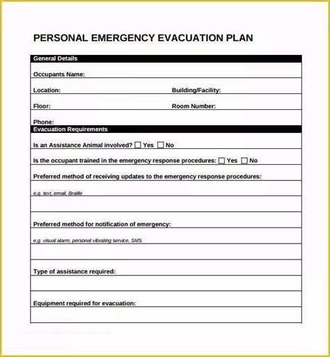 Free Printable Fire Escape Plan Template Of 10 Evacuation Plan ...