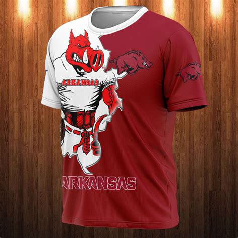 15% OFF Best Arkansas Razorbacks T shirts Mascot For Men – 4 Fan Shop