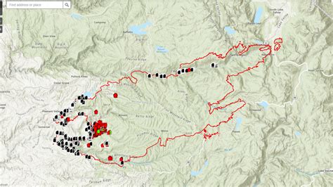 Interactive map: Structures destroyed, progress of Caldor Fire